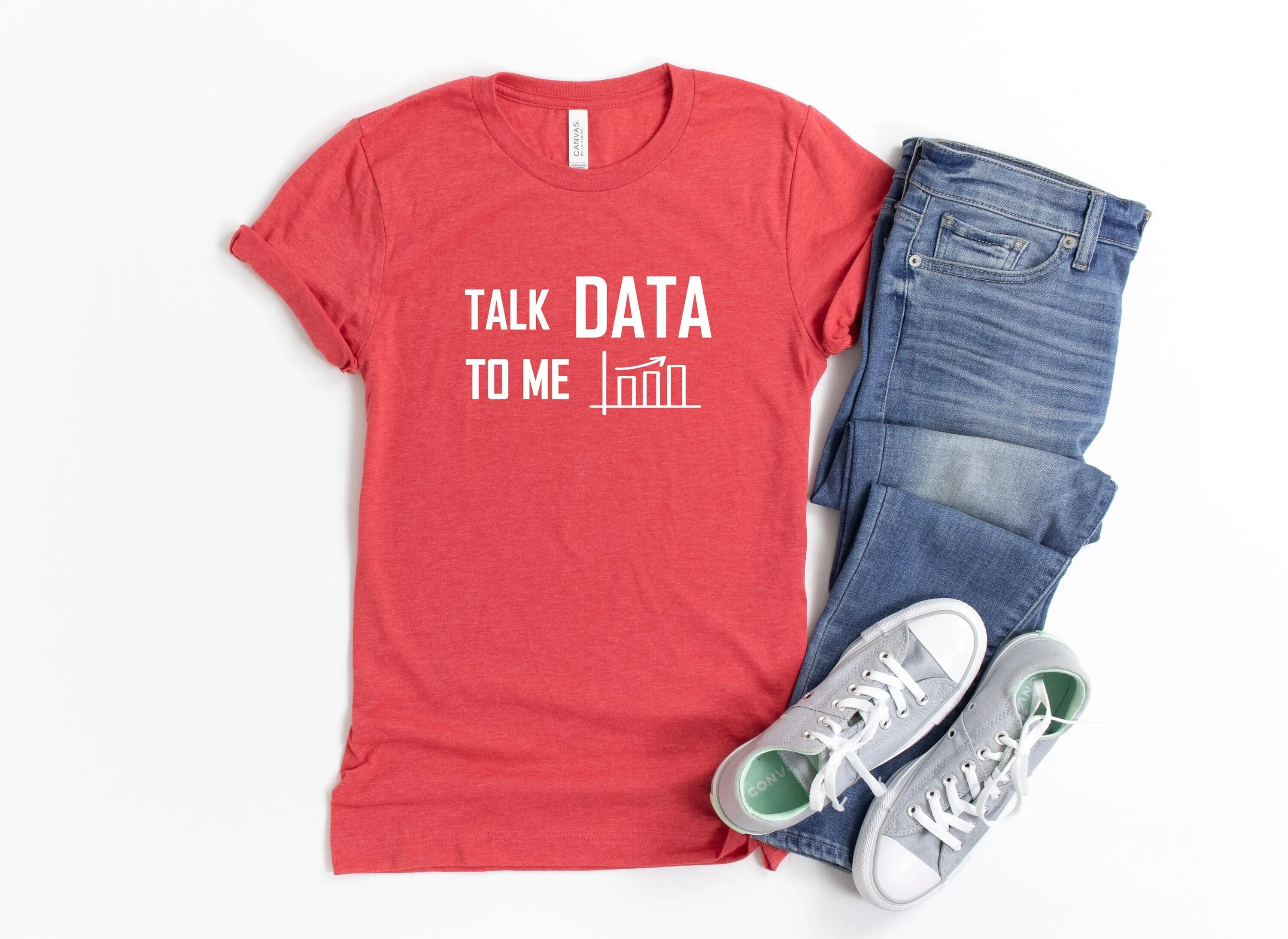 Talk Data To Me T Shirt Statistician Nerd Analyst Office Worker For Actuary Cpa Accountant