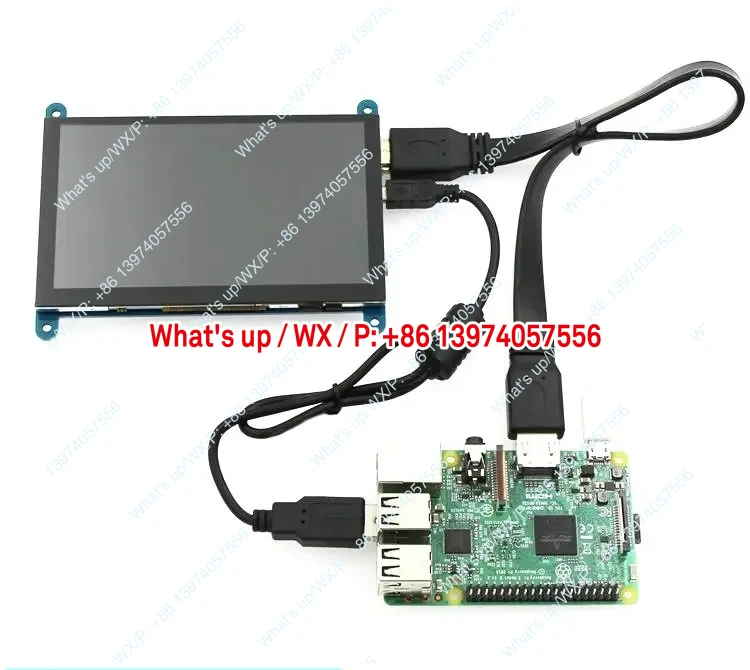 800x480 Raspberry Pi 3B 4B Capacitive Touch Screen HD LCD Display with Usb Driver 5 Inch