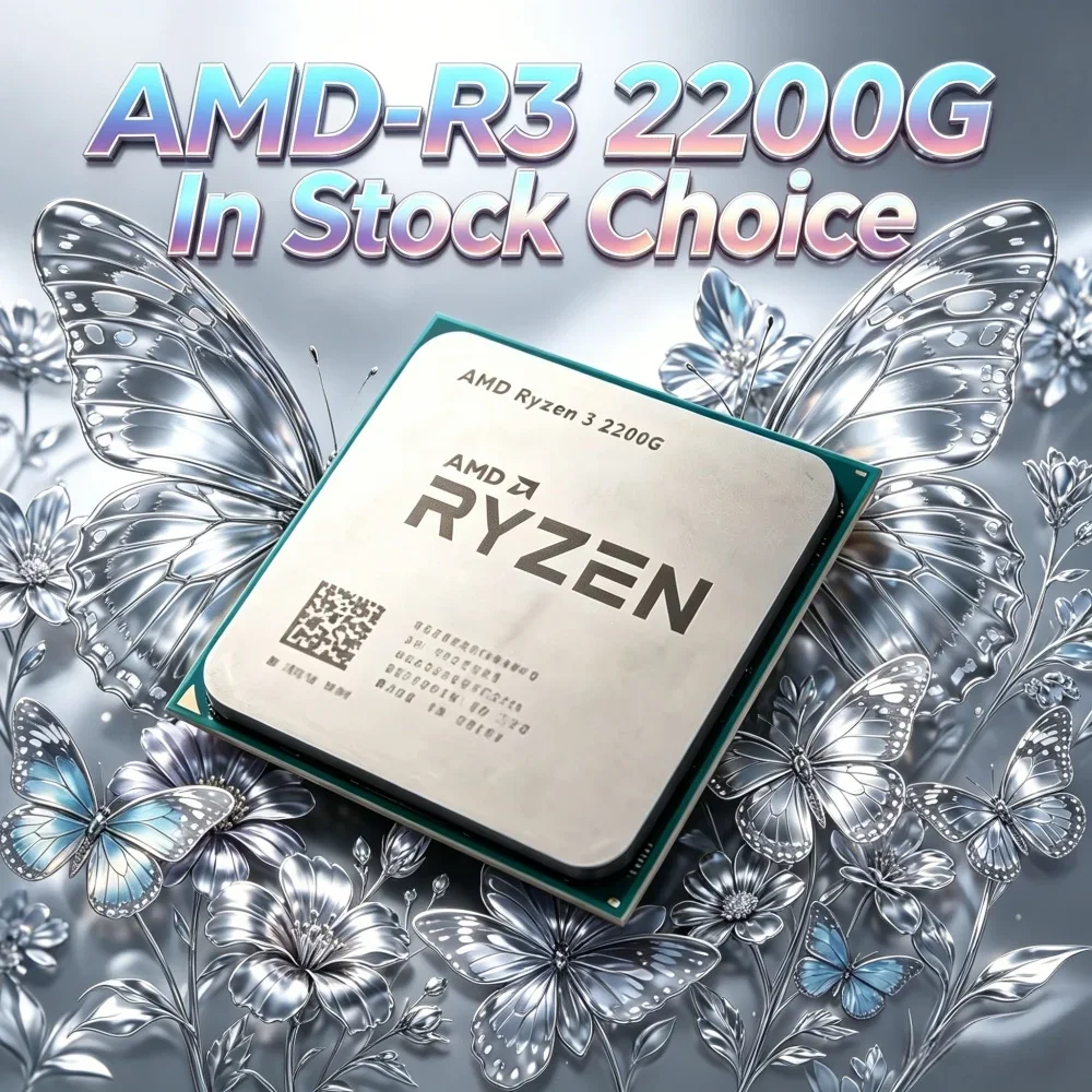 CPU AMD Snappy Ryzen 3 2200G, 4 Núcleos, 4 Subprocesos, 3.5GHz, Zen, 14nm, YD2200C5M4MFB, Socket AM4, Sin Refrigerador