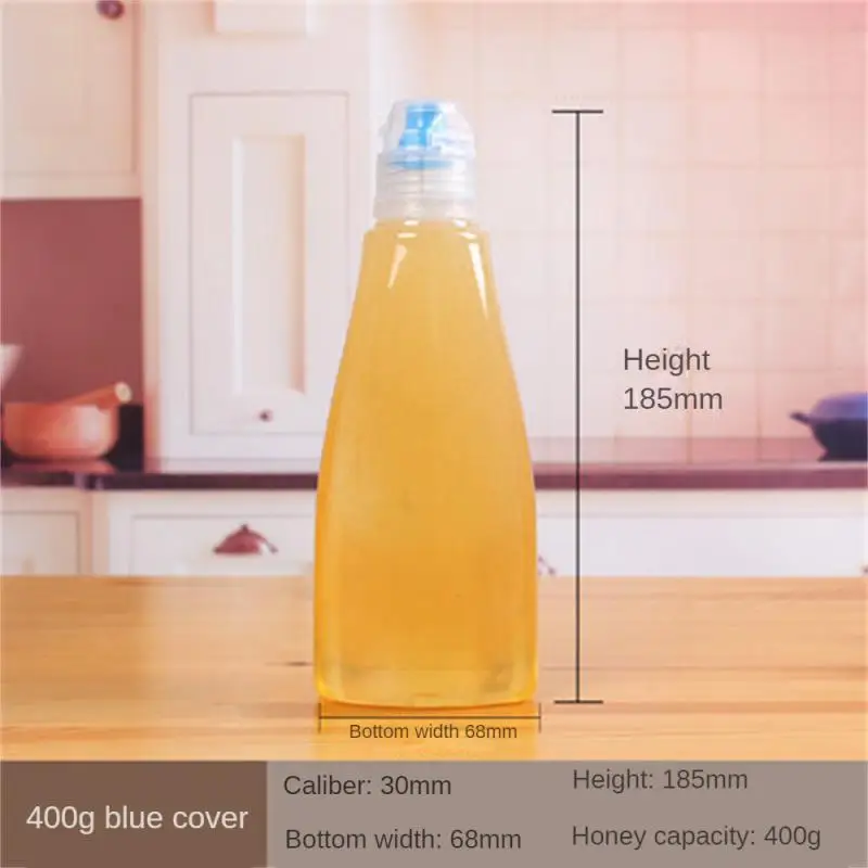 زجاجة عسل محكمة الغلق شفافة مانعة للتسرب ، زجاجة ضغط زيت محمولة ، أداة مطبخ صغيرة ، حفظ طازجة #3