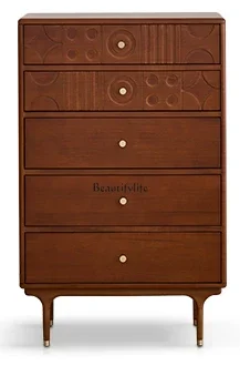 

ld25Retro style solid wood living room wall locker bedroom storage cabinet