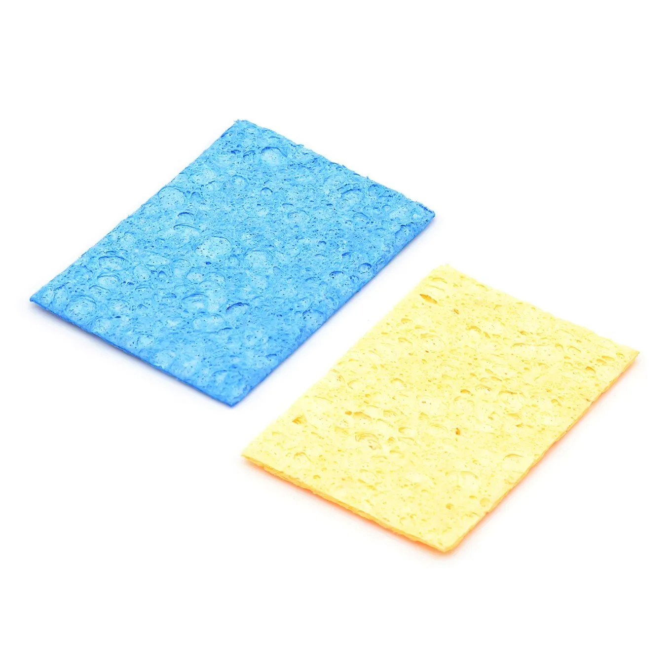 10Pcs Yellow blue Cleaning Sponge Cleaner for Enduring Electric Welding Soldering Iron