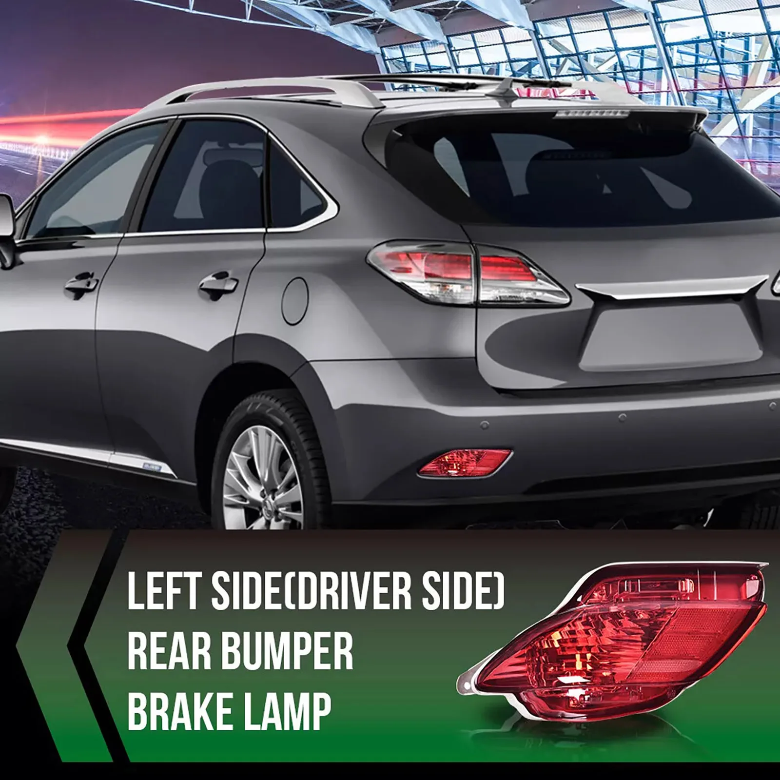 

Суперяркий светодиодный задний бамперный фонарь-отражатель (левая сторона) для Lexus RX Series 2009-2015, водонепроницаемый