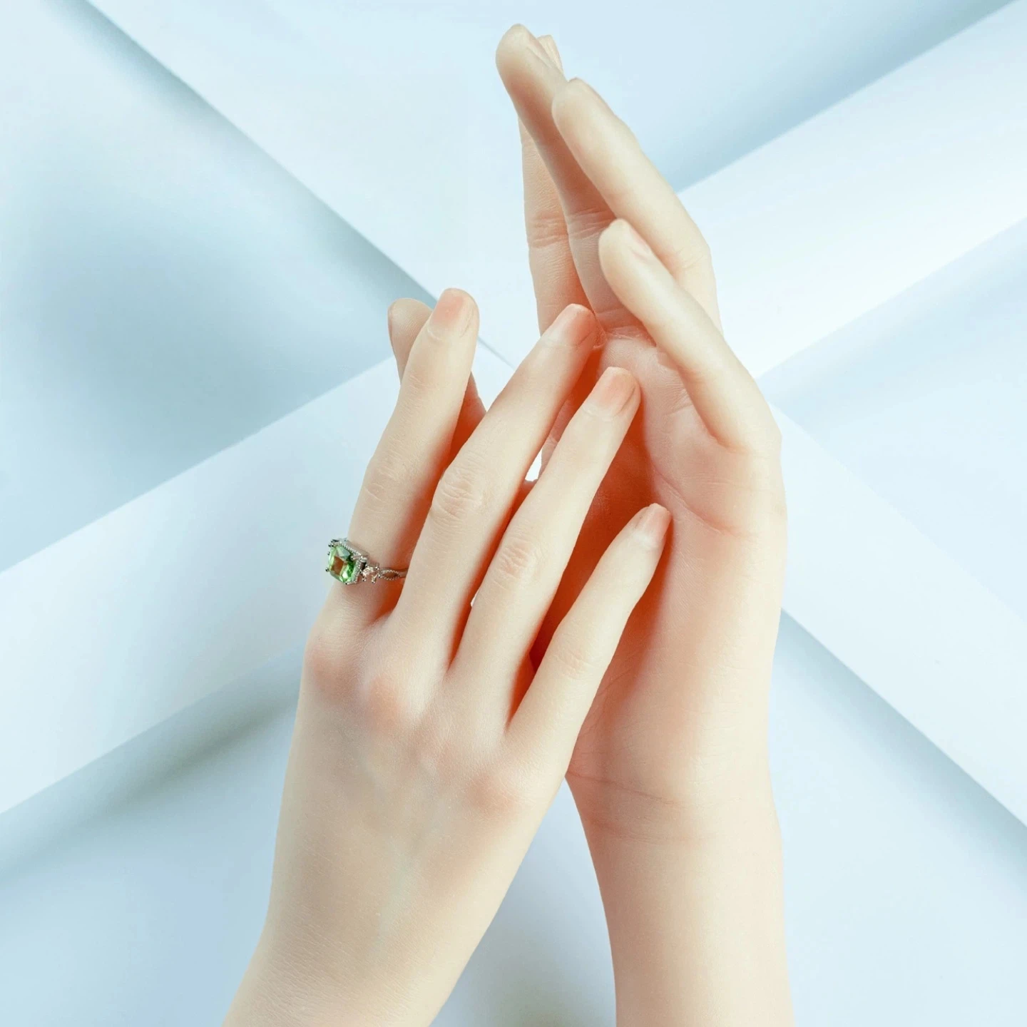 Female Hand Model 26cm Silicone Simulation Props Model Manicure Practice Shooting Jade Bracelet Display Live Stream Props