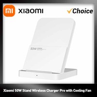 Xiaomi 50W Stand Wireless Charger Pro with Cooling Fan Fast Charging Qi Stand for Xiaomi 13 Pro/12S Ultra/10 For iPhone