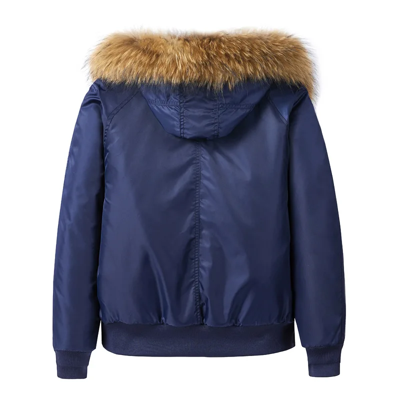 Winter Cotton Thick Pilot Jackets for Men Casual Hooded Loose Coats Baseball Jacket Men\'s Jackets