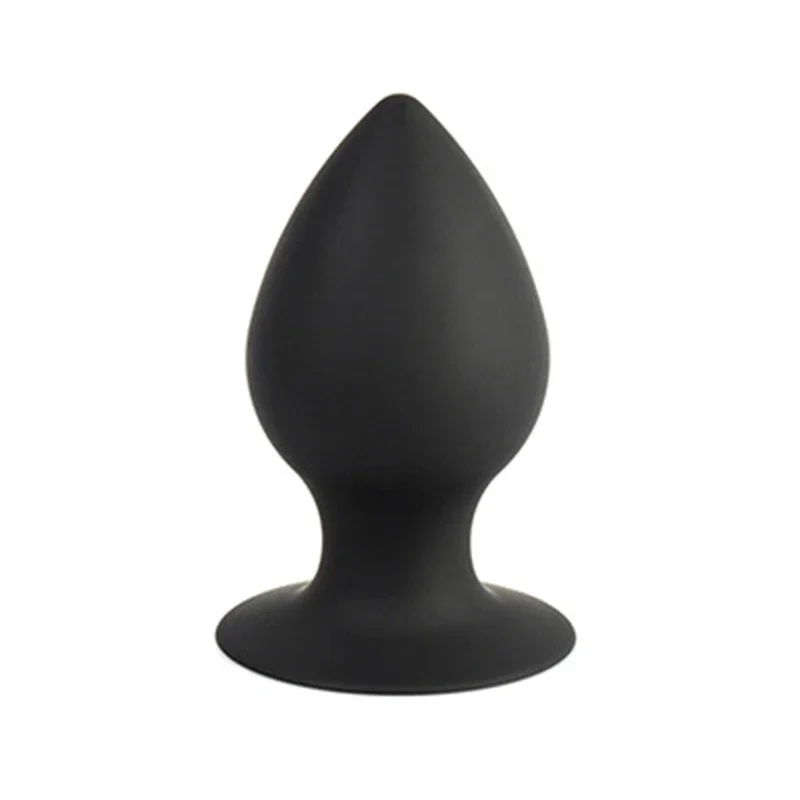 Small, Medium, Large, extra large Black Silicone Butt Plug Anal Plug Ass Stimulate Massage Anal Sex Toy Adult Games For Couples.