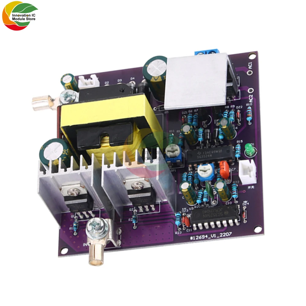 Power Inverter 12v 50HZ to AC220v Low Frequency Inverter Transformer Variable Frequency Transformer Drive Circuit Board