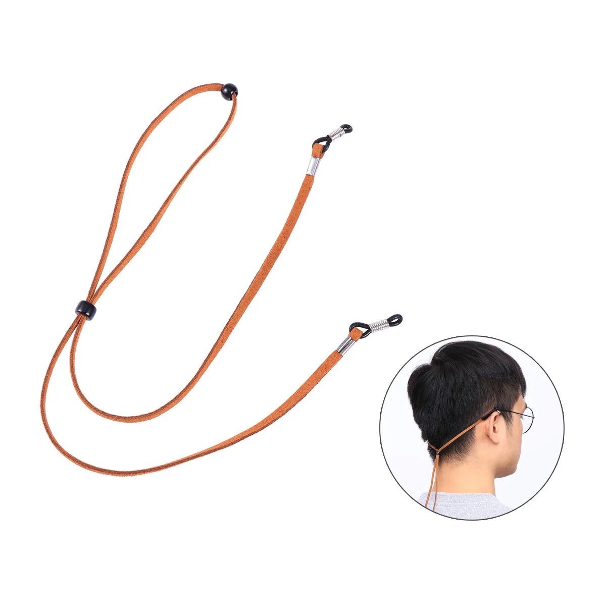 

Anti-Slip Glasses Strap Texture Lightweight Durable Eyeglass Retainer For Women Men Khaki Eyewear Holder Cord