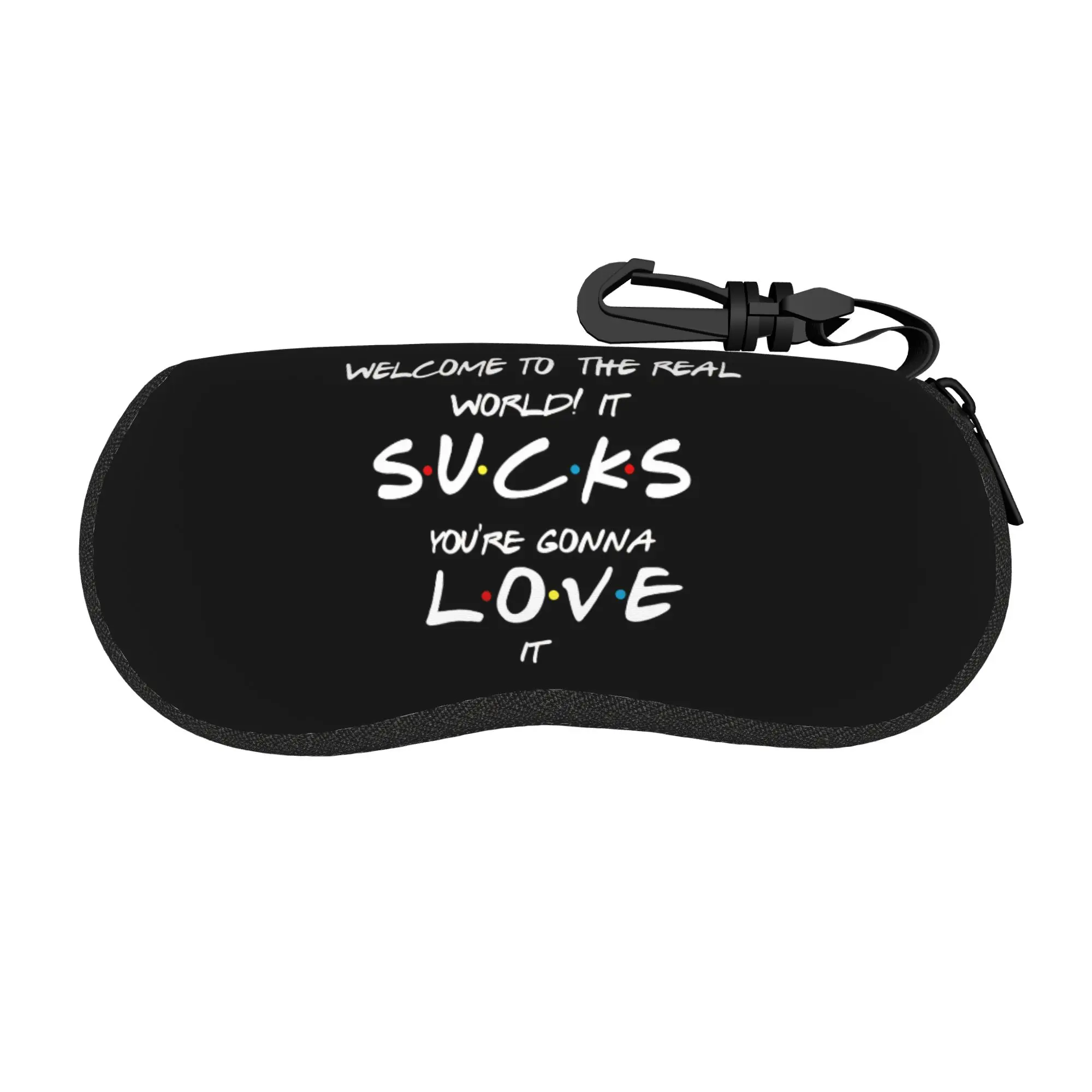 Classic Friends TV Show Glasses Case Cover Male Female  Sunglasses Case Trend Portable Eyewear Bag Daily Glasses Box