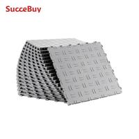 SucceBuy Garage Tiles Interlocking Garage Floor Covering Tiles Non-Slip Double-Sided Texture for Garages Basements Repair Shops