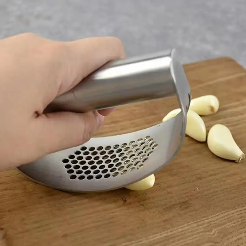 

Garlic Rocker Stainless Steel Garlic Press Squeezer Manual Garlic Ginger Rocker Crusher Garlic Mince Tools Kitchen Gadgets