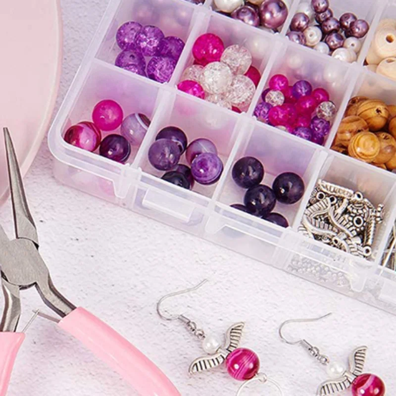 WholesaleMini Pliers Diagonal Round Bent Needle Nose Handcraft Beading Insulated Cutter Pliers For Jewelry Making Tools