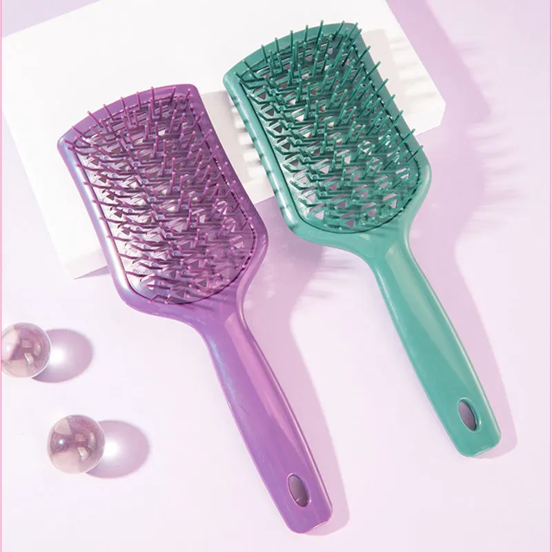 Tangled Hair Comb Detangling Brush Massage Comb Air Cushion Comb Hollow Out Wet Curly Hair Brushes Barber Hair Styling Tool