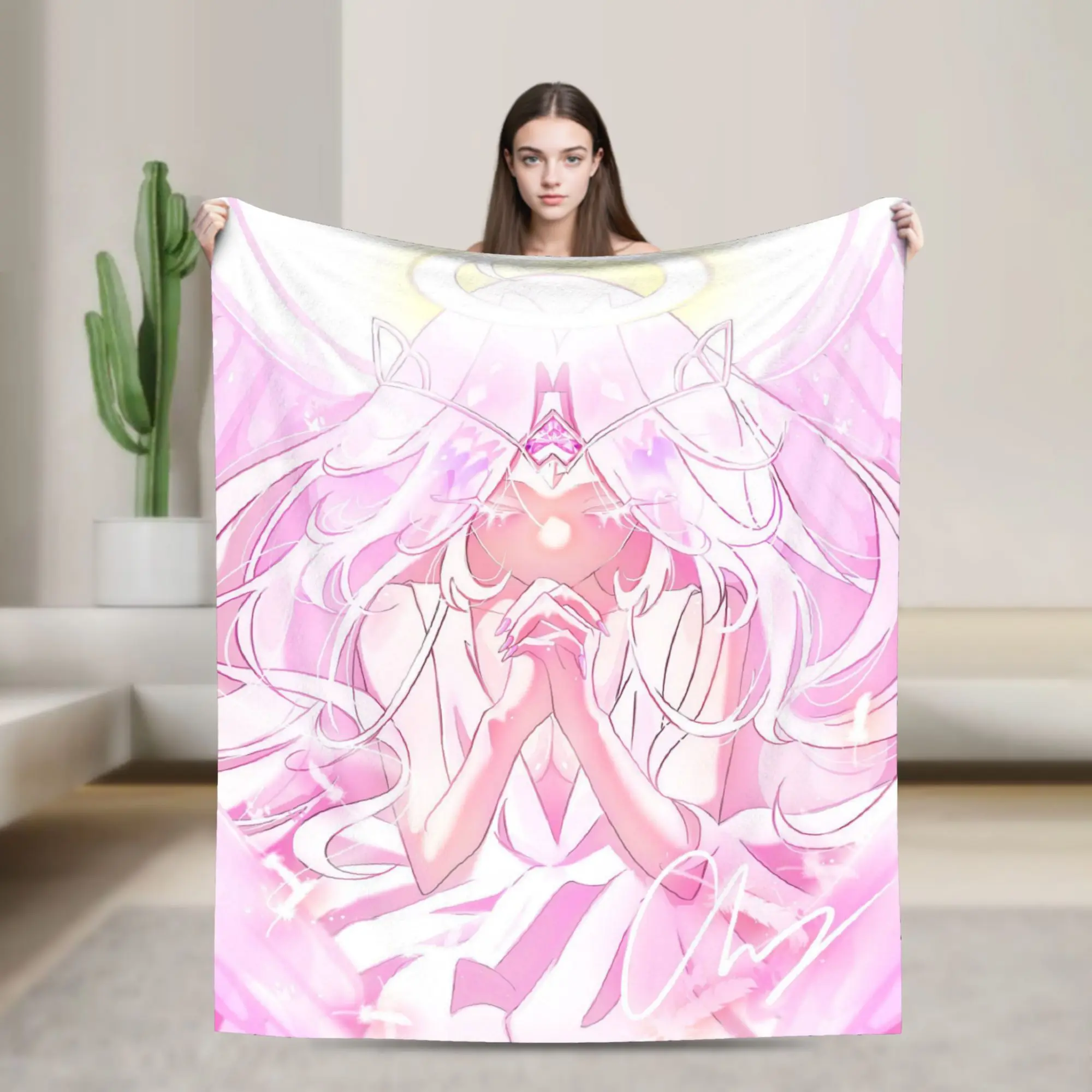 E-Eternal Sugar C-Cookie Blanket  Soft Funny Plush Bedding Throws For Child Home Decor Flannel Bedspread Bed Cover