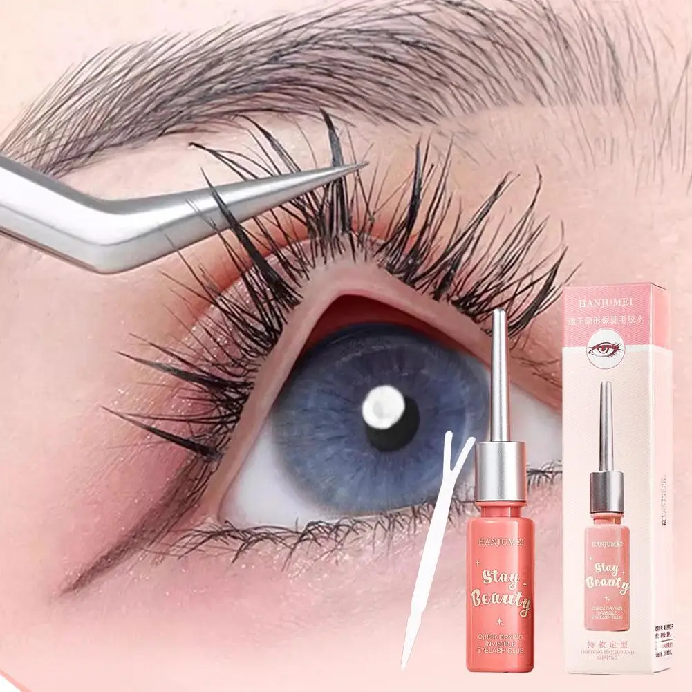 Colle invisible pour faux cils, extension transparente, colle imperméable naturelle, cils adhésifs, auto-maquillage, style, 12ml, K6O0