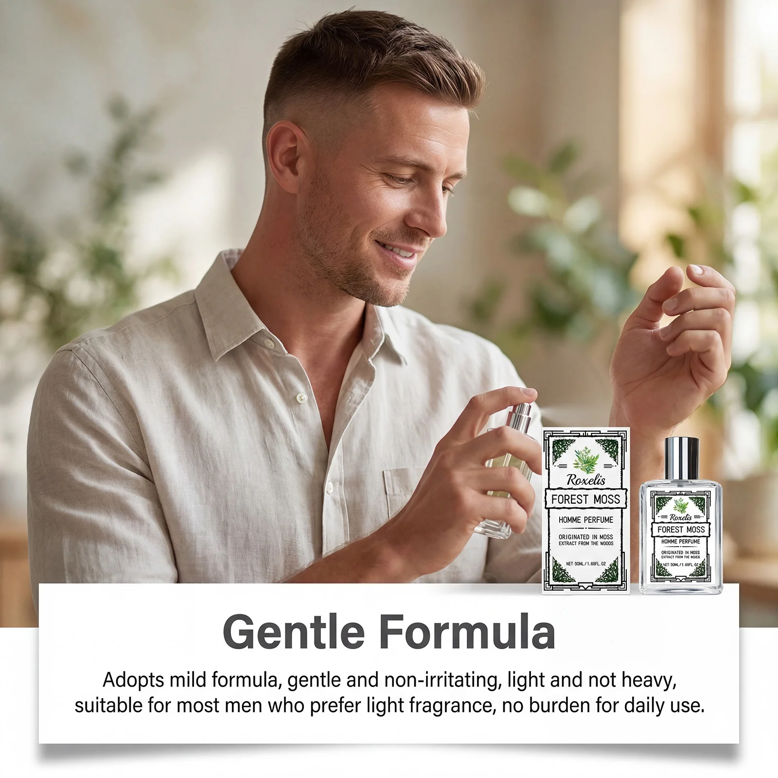 Forest and Whiskey Scent Perfum for Exude Elegance Lasting Charm Boost Confidence Light Fragrance Level Fragrance Spray view 6