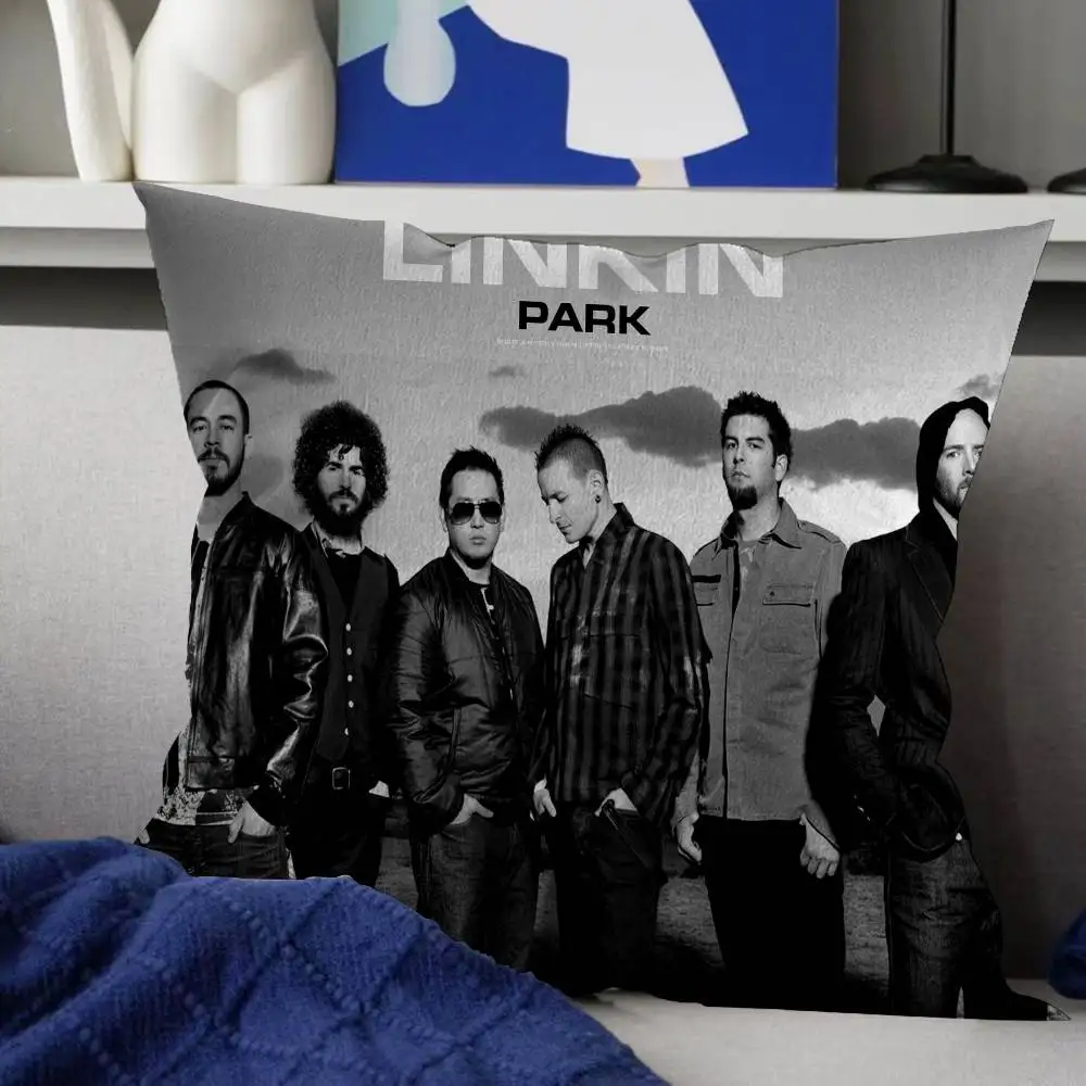 الفرقة L-LinkIn P-PaRk-K غطاء وسادة تصميم غطاء الوسادة ديكور عطلة الديكور