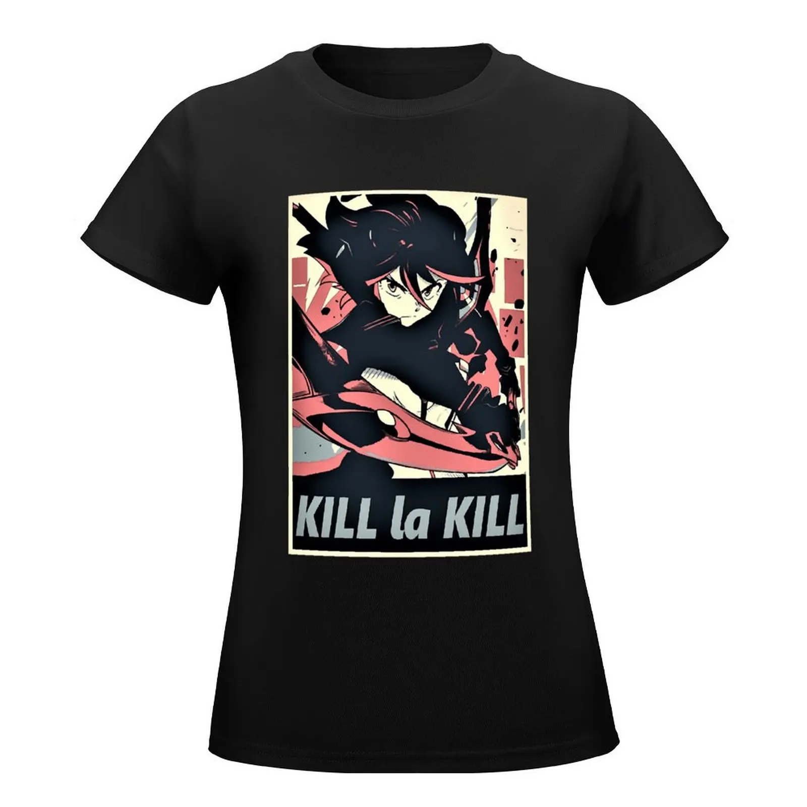 Camiseta de anime DE La Kill para mujer, ropa de verano, tops de talla grande, moda de vacaciones de Navidad, Idea de regalo