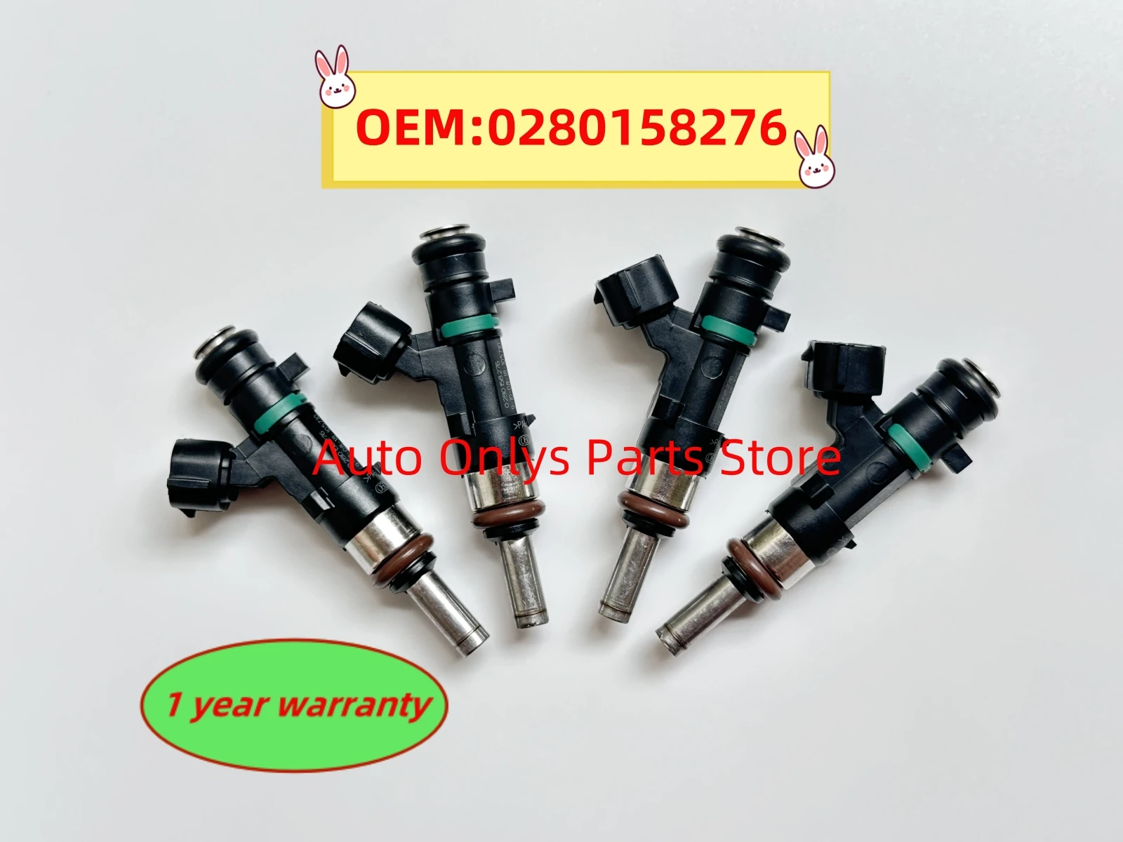 

4pcs High Quality 0280158276 Fuel Injector For Nissan March Versa 1.6L 16v 16600-3AC0A 166003AC0A Car Accessories