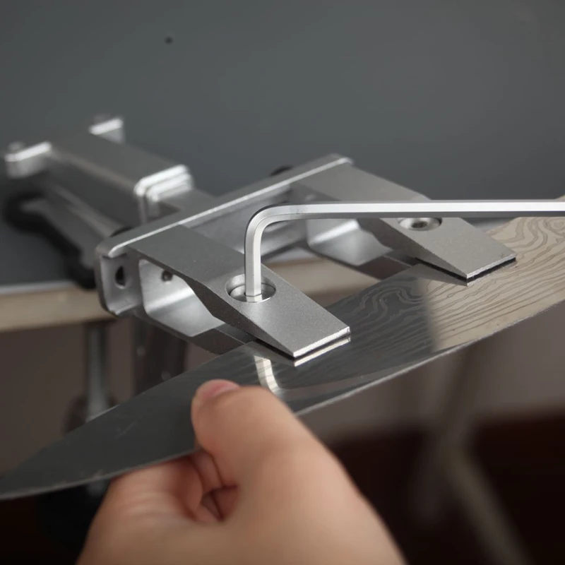 2025 Fixed Angle Sharpener Rotatable Angle Adjustable Sharpening Diamond Quick Cutting Edge Clamp Table Holder Kitchen Tools HOT