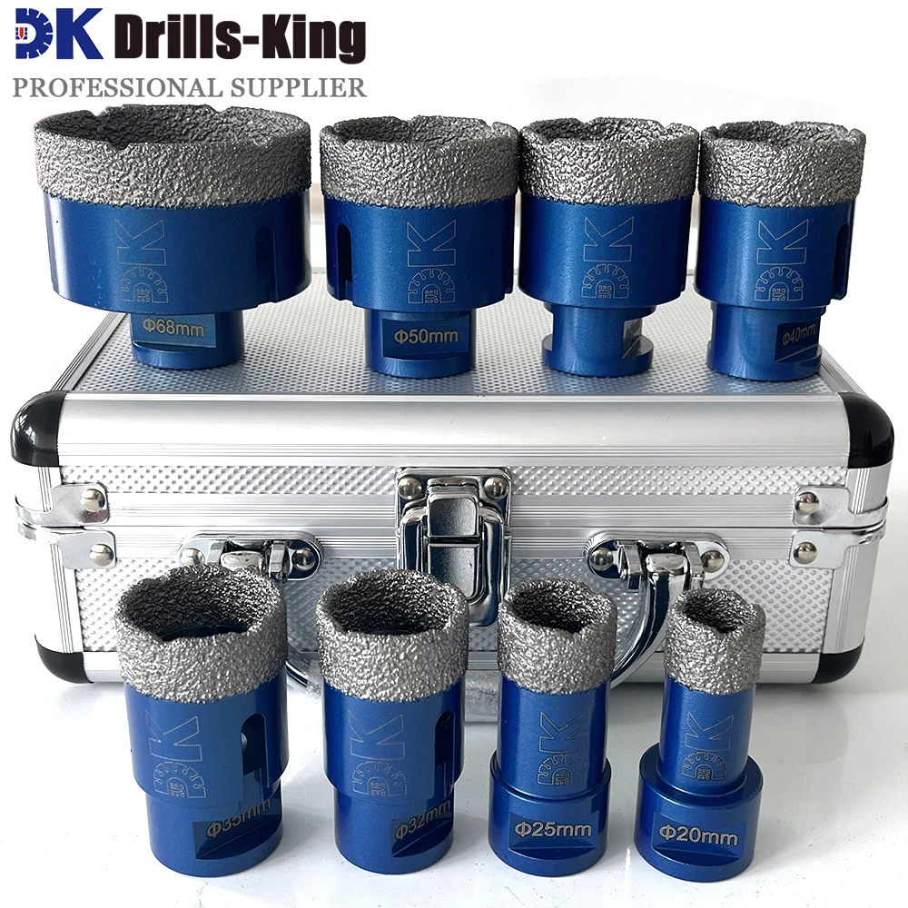 

M14 Thread Red/Blue Vacuum Brazed Diamond Drill Bit M14 Brazing Hole Opener Drilling Core Bits For Ceramic Tile, Marble, Granite