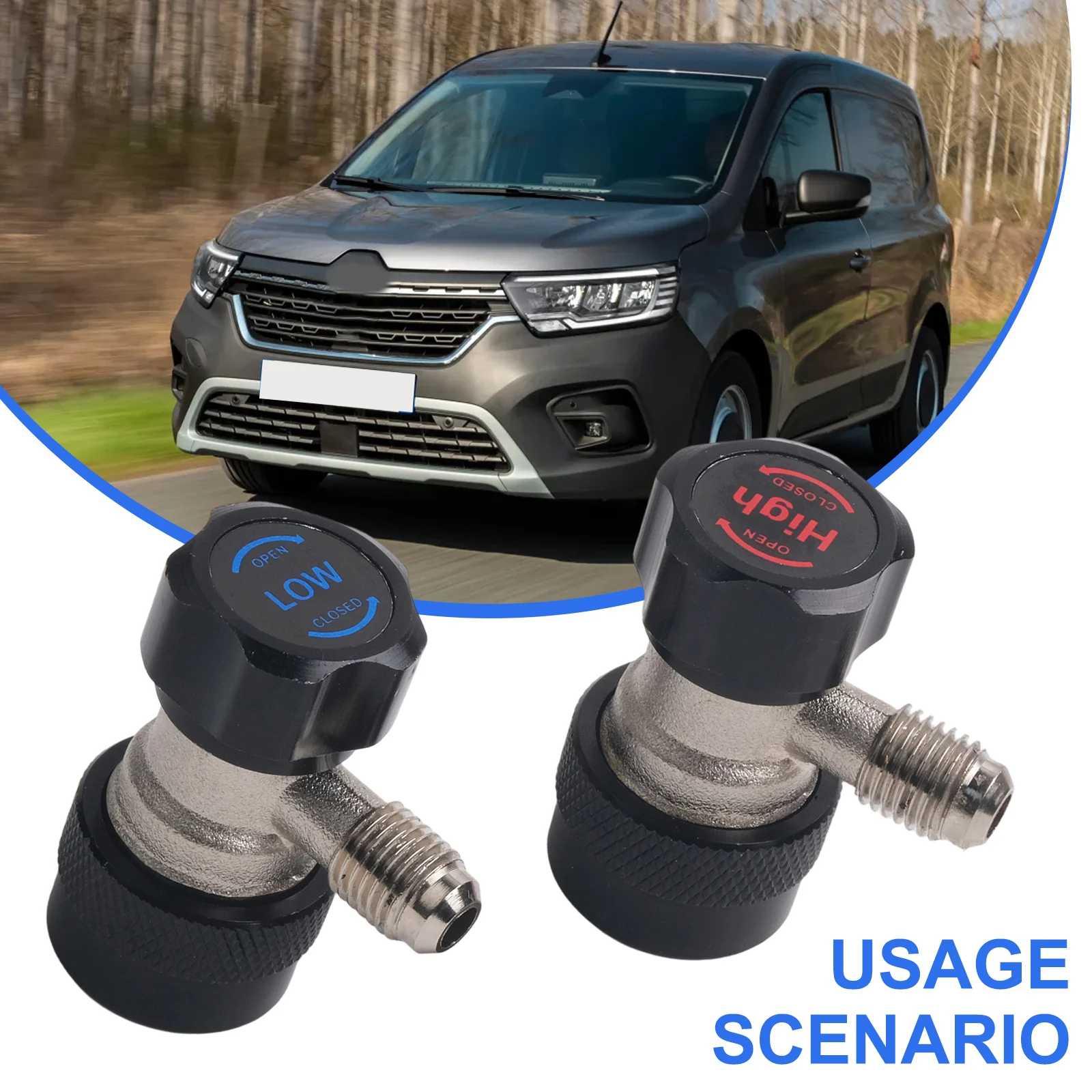 For 134a Adjustable Quick Connector Connector Tool Car Air Conditioning Adapter All-in-One Convenience Leak Prevention Parts