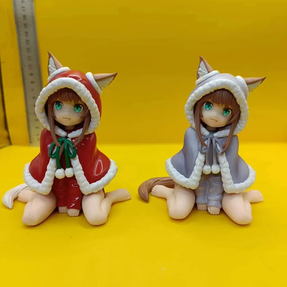 Lindo Anime Uchi No Neko Ga Onnanoko De Kawaii Kinako Okigae Palett Japón figuras De acción mi gato PVC modelo colección juguetes regalos