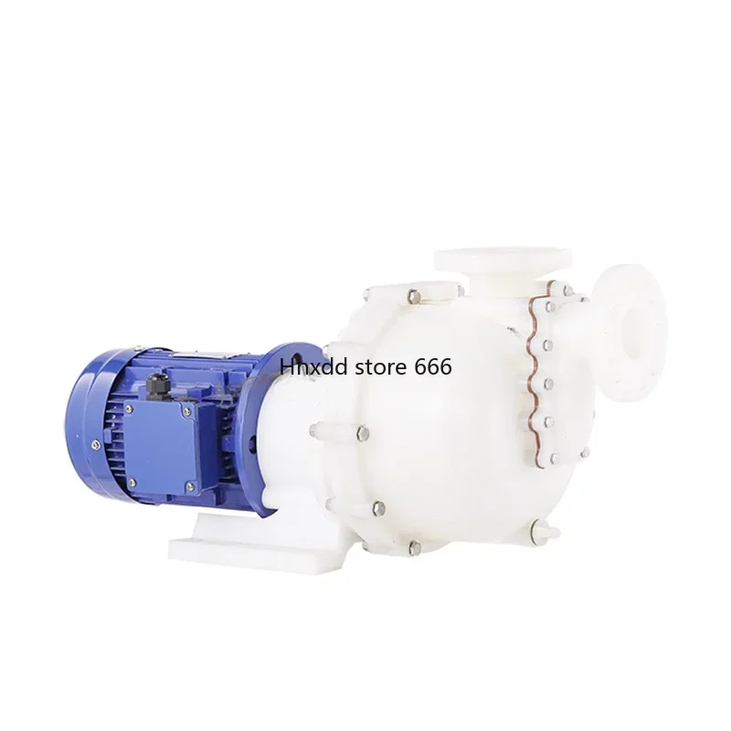 Acid and alkali resistant self-priming pump High temperature resistant idling PVDF anti-corrosion large head chemical pump