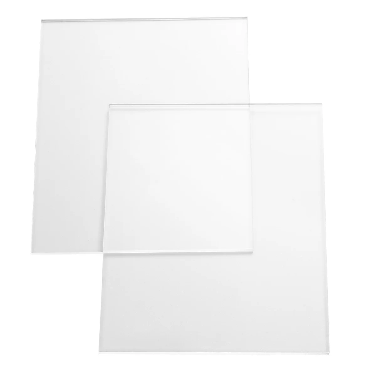 

20pcs Transparent Acrylic Sheets 2Mm Clear Plastic Panels For Crafting Diy Projects Picture Frame Protection Smooth Edge