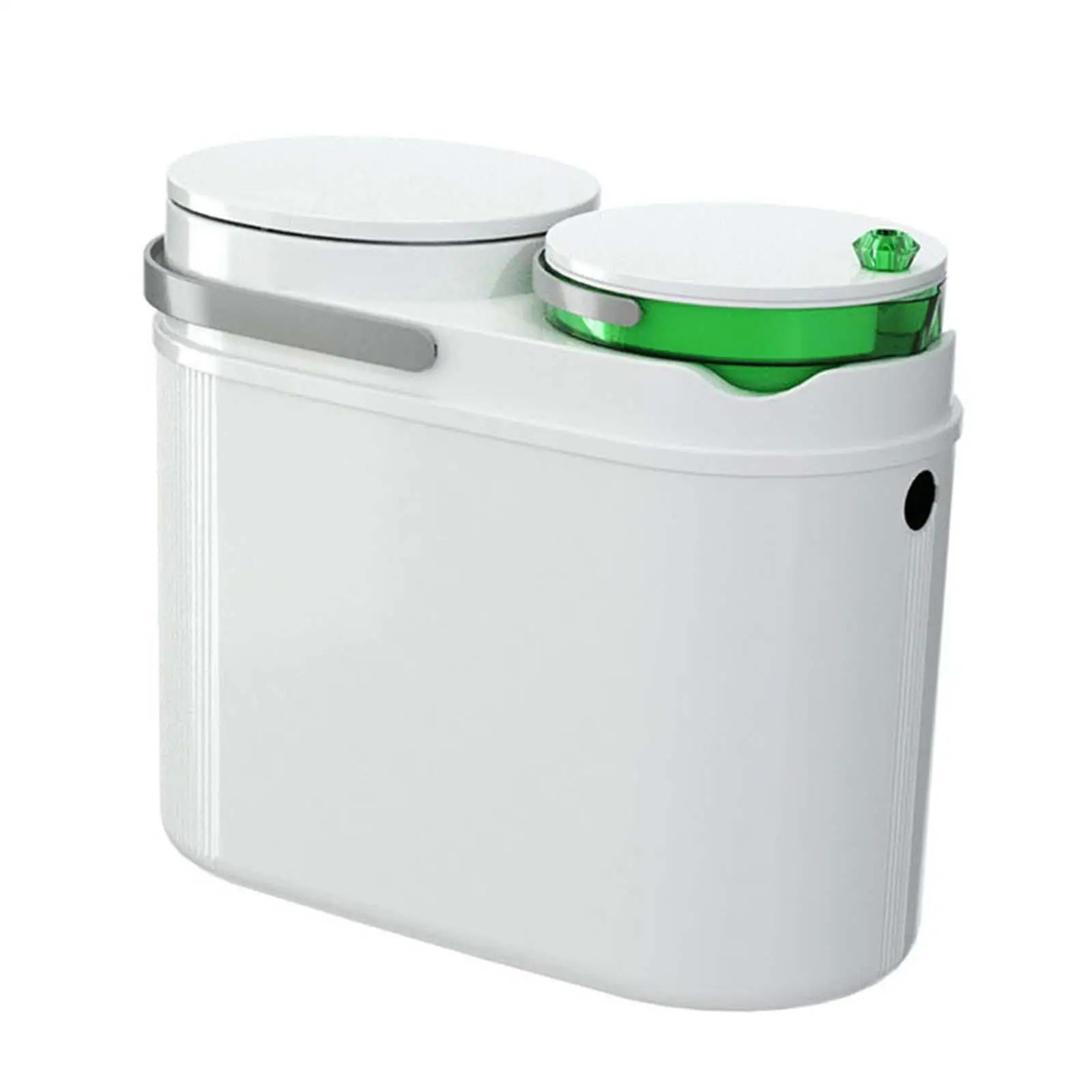 Wet and Dry Trash Can Tea Capacity with Spring Lid Classified Wet and Dry