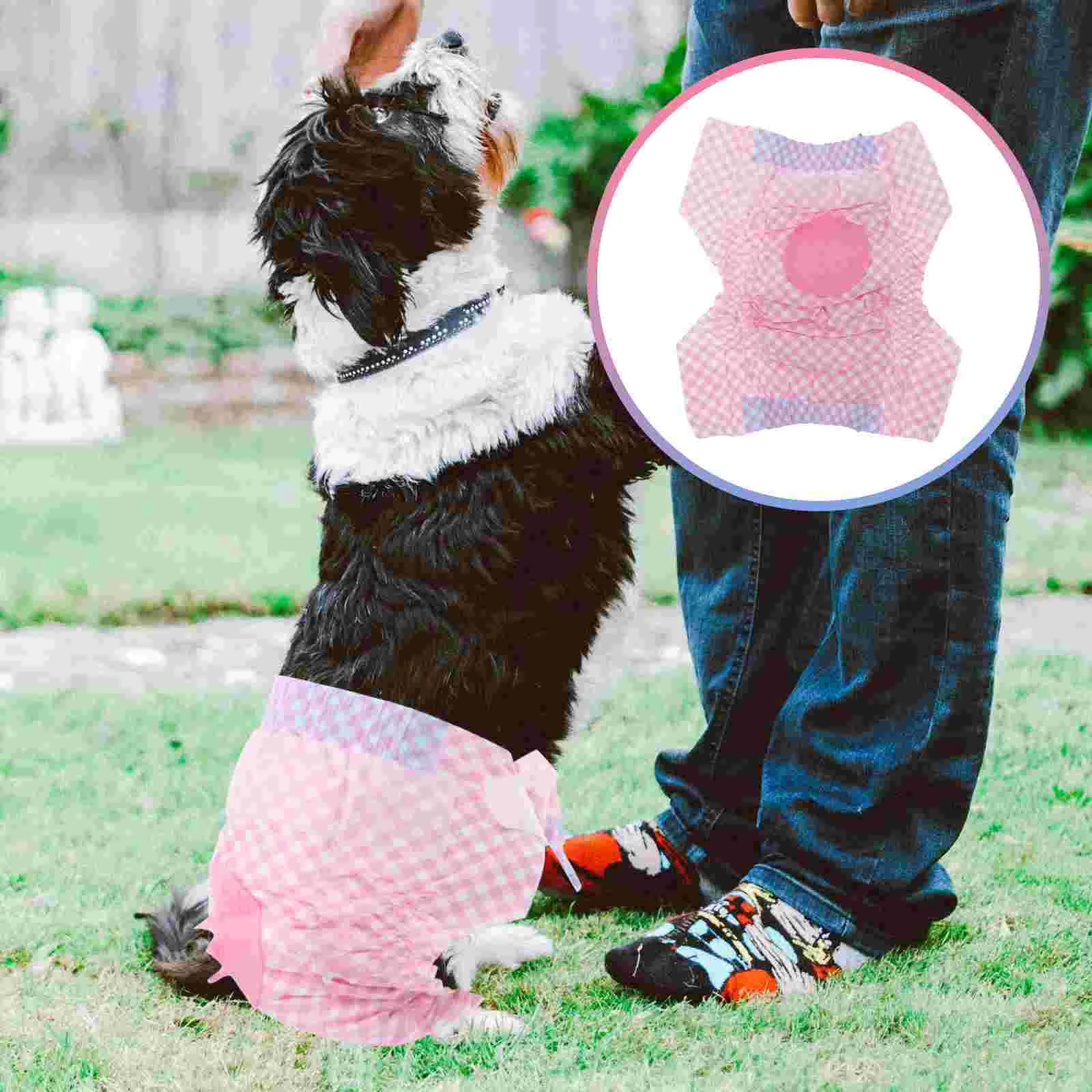 12Pcs Professional Pet Dog Diapers Disposable Dog Diapers with Tail Hole pet diaper puppy diaper female dog diaper