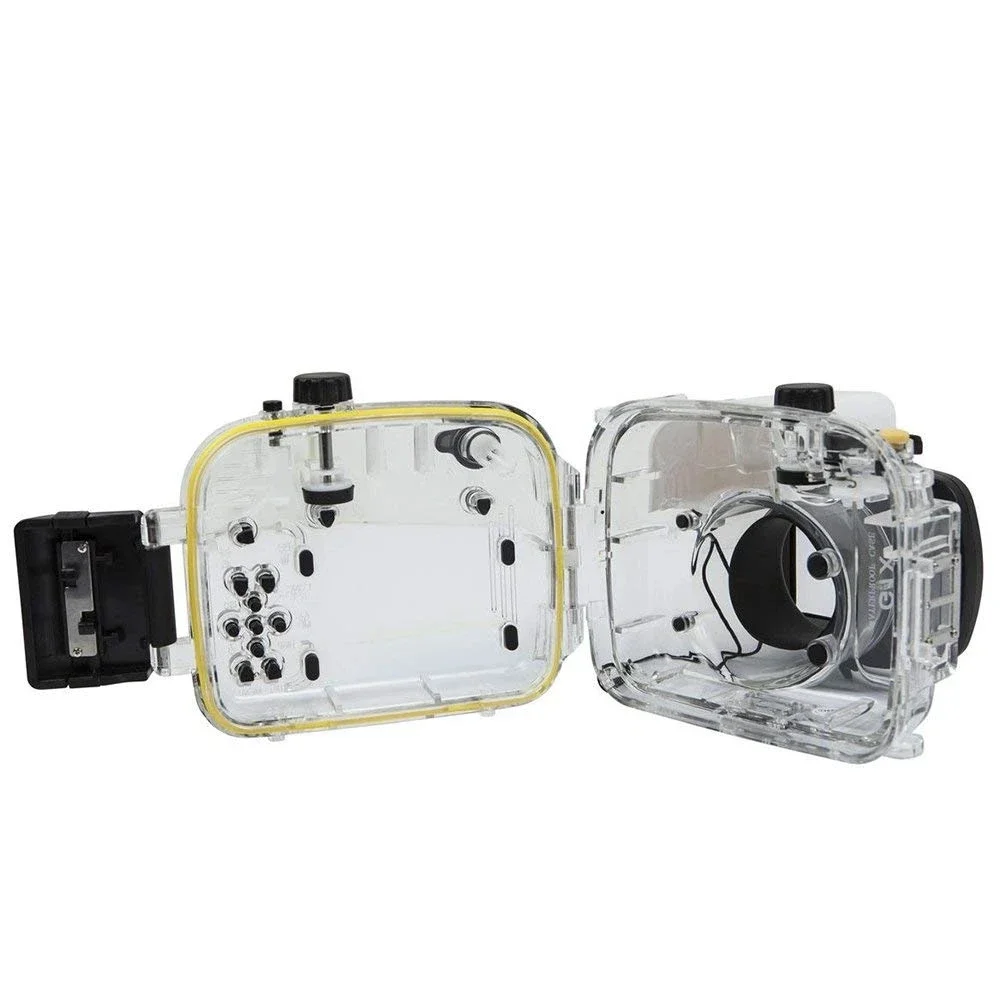 Dropshipping 40 meters 130ft Underwater Waterproof Housing Diving Camera Case for Canon G1X Camera