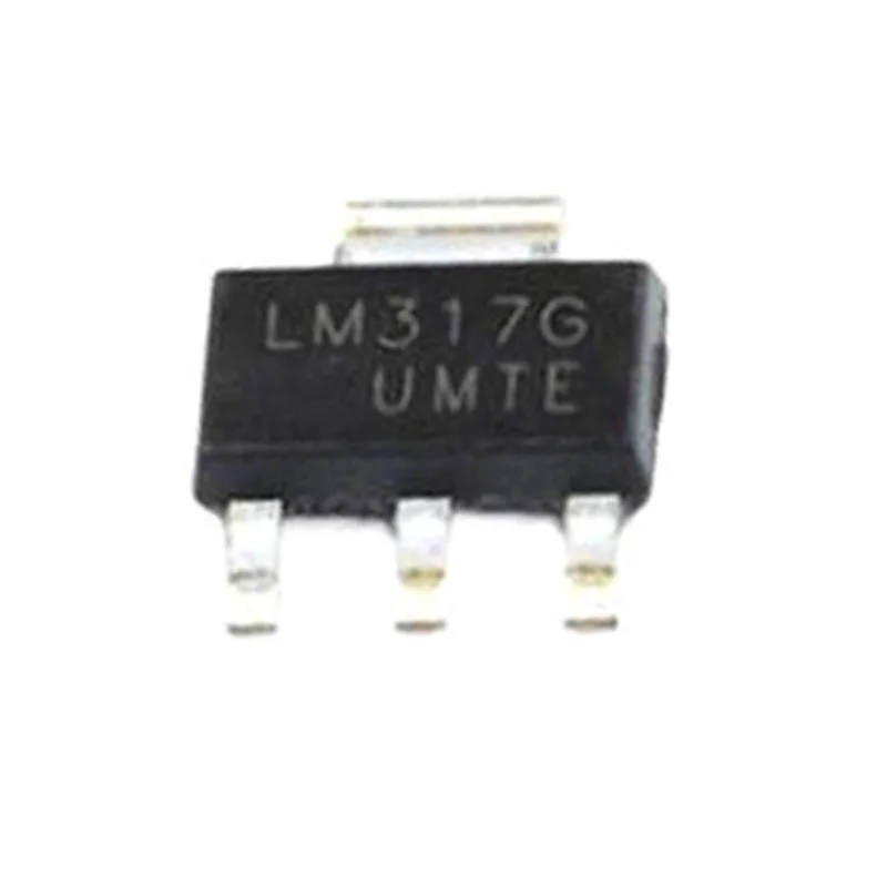 10 個 LM317AEMPX LM317EMP LM317K LM317MSTT3G LM7805MPX SOT-223 317M N07A N00A チップ IC 新オリジナル