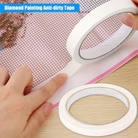 1pc 1.5/2cm Width Diamond Painting Tape Adhesive Edges Sticker DIY Tools Accessories Single-sided Anti-Dirty Paper Tape