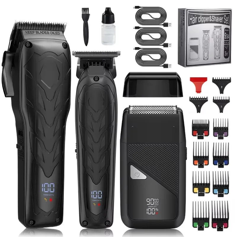 

NEW Resuxi 934 Grooming Kit Professional 9000rpm Hair Clipper Hair Trimmer Foil Shaver Set for Barber Shop Hair Cutting Machine