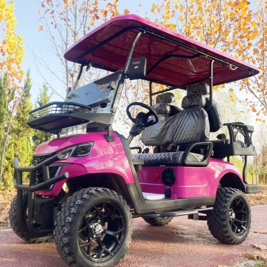 Electric Car Street Legal Hot Sale Off-Road Electric Golf Cart Hot Sale Customized Off Road Tire Golf Car Scenic Sightseeing Car