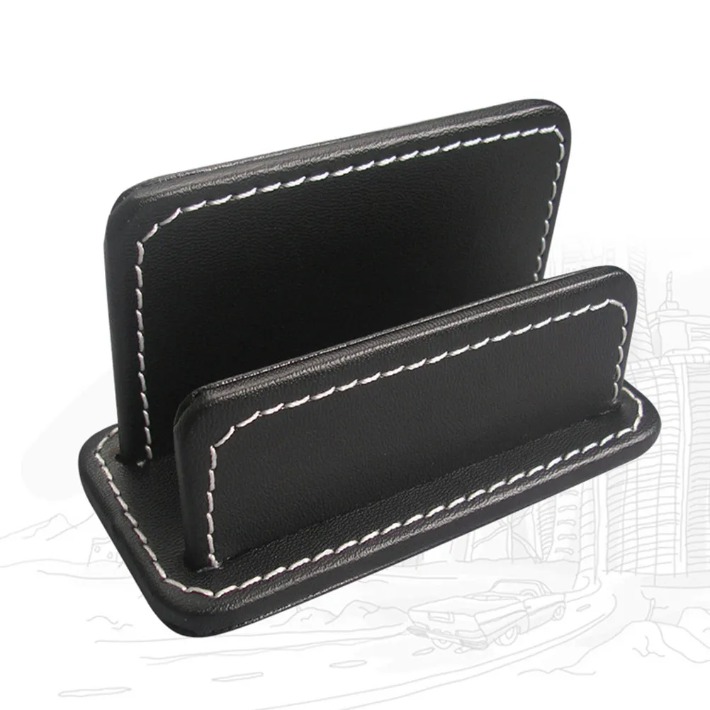 

Держатель для визитных карточек из ПУ: современный минималистичный дизайн для профессионального использования, обеспечивает безопасное и удобное хранение и доступность карт.