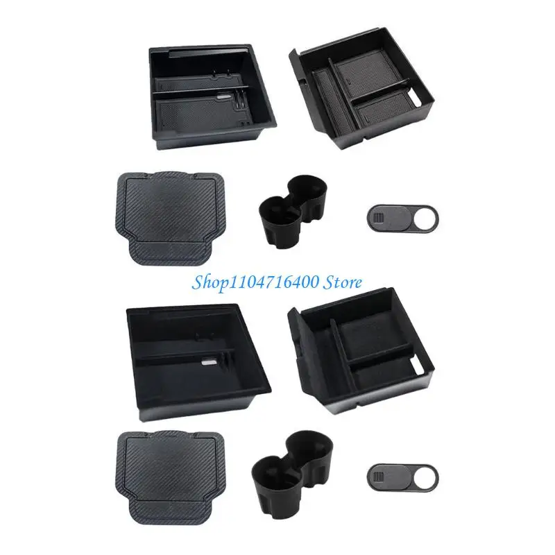 

y1gd Vehicle Center Console Storage Solution ABS Automotive Tray Simple Installation for Electric Vehicles