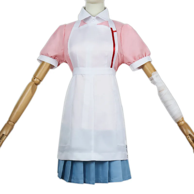 

New Danganronpa Cosplay Sinon Mikami Cosplay Maid Uniform Nurse Uniform