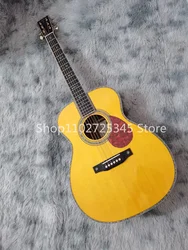 OM-42 acoustic guitar, mahogany fingerboard, spruce panel, mahogany side back, including shipping costs