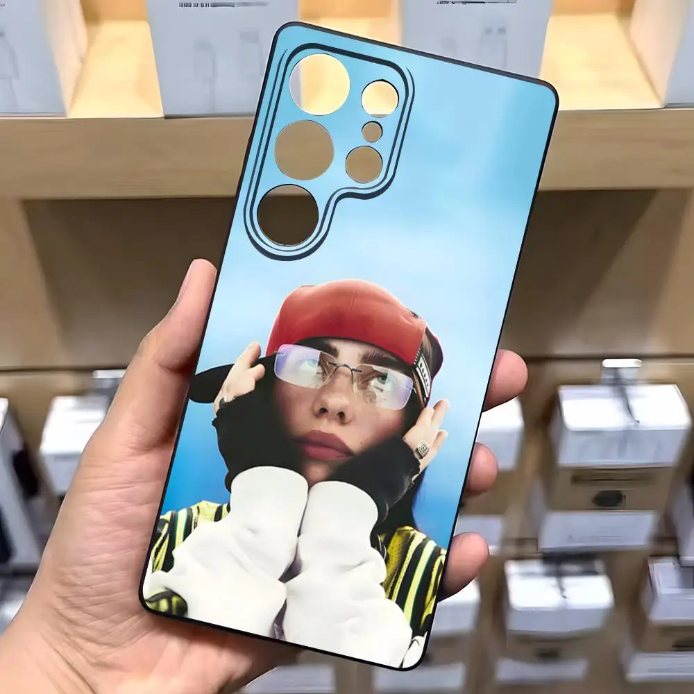 Hit Me Hard And Soft B-BillieS Phone Case For Samsung A57 A37 A17 A56 A36 A26 A16 A25 A35 A55 A34 A24 A54 Black Soft Shell
