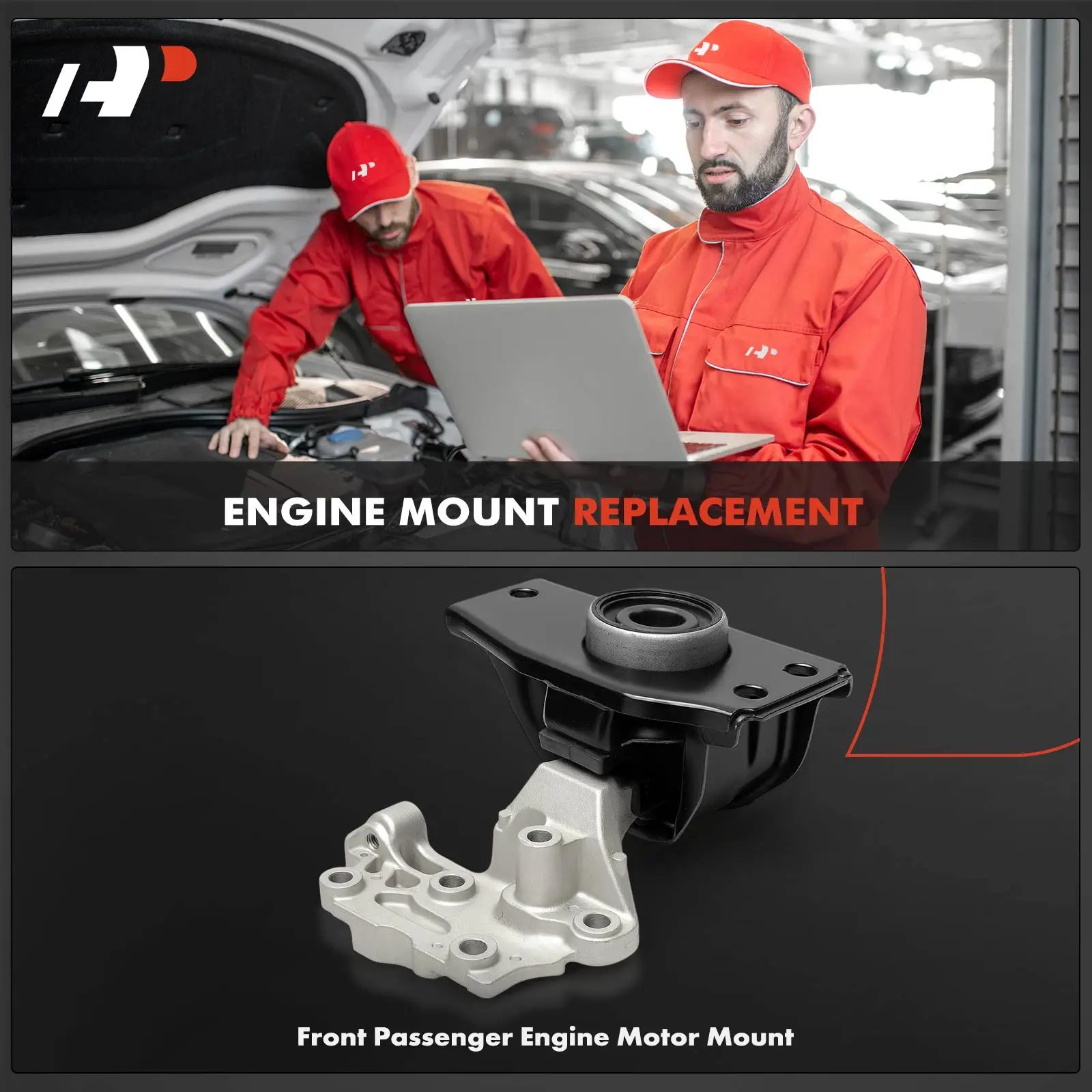 A-Premium Front Passenger Engine Motor Mount for Nissan Rogue 2008-2013 Sentra 2007-2012 Rogue Select 2014-2015