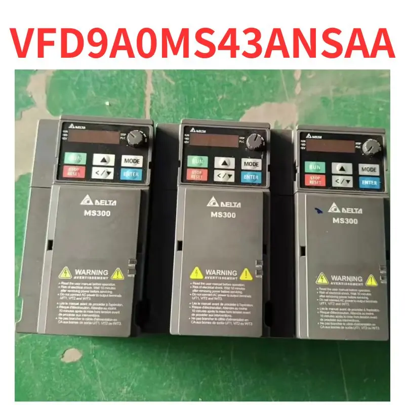 Second-hand  VFD9A0MS43ANSAA  inverter    test  OK     Fast Shipping