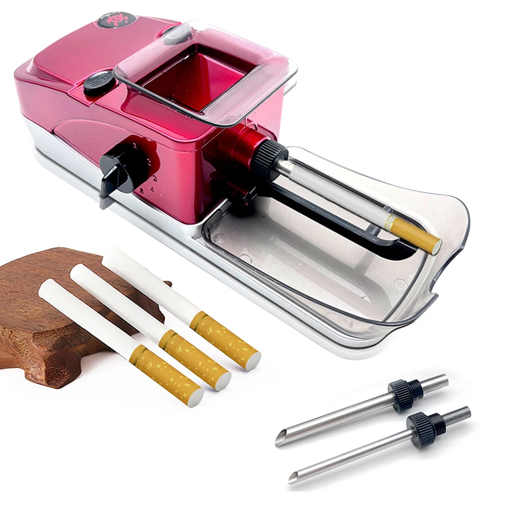 3 In 1 Electric Automatic Cigarette Rolling Machine Filling Tobacco for 5.5/6.5/8mm Tube Roller Cigarette Maker Smoking Tools