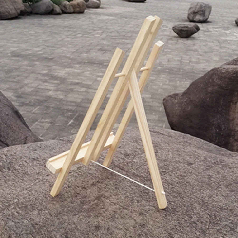 

Foldable Kid Wood Painting Stand Small Size Stable Drawing Rack Portable for Home Outdoor Park Art Stand Drawing