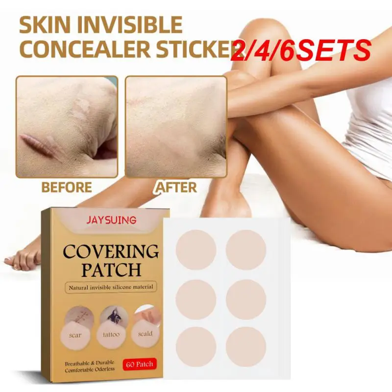 2/4/6SETS Skin Cover Sticker High-quality Natural-looking Trending Conceal Product Place In A Cool And Ventilated Place