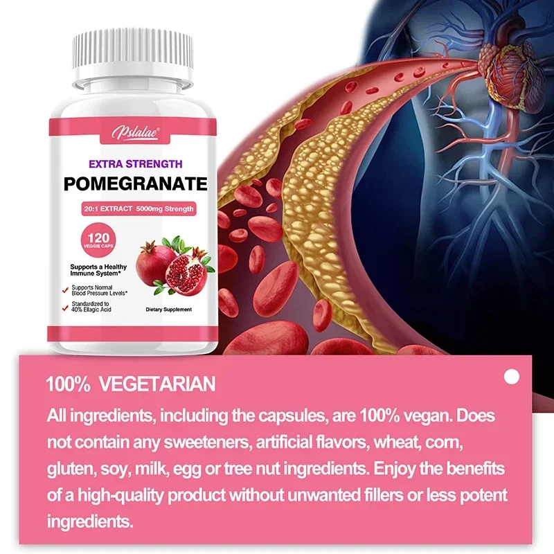 Pomegranate - Antioxidant, Supports Joint and Heart Health, Improves Immunity