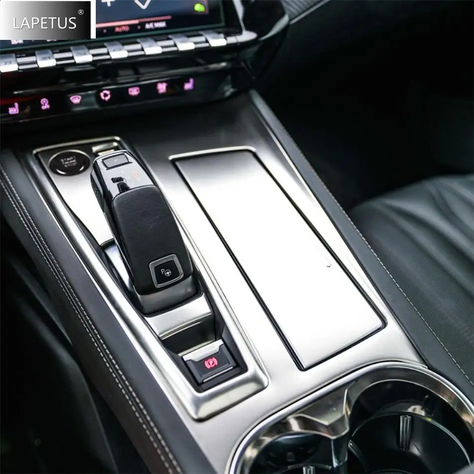 

For Peugeot 508 2019 - 2022 Central Console Stalls Gear Panel Shift Box Decor Panel Cover Trim Car Interior Modified Accessories