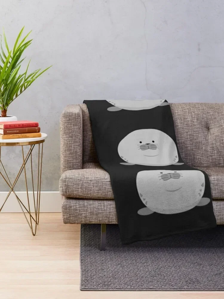 Cute Chonky Seal Throw Blanket Furrys Luxury St Softest Blankets